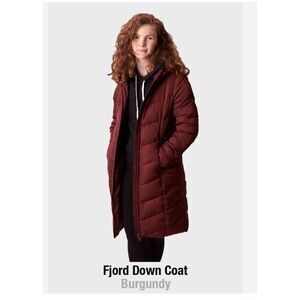 Brooklyn Industries Fjord Long Puffer Coat 50% Down/50% Feather Women’s Small Re
